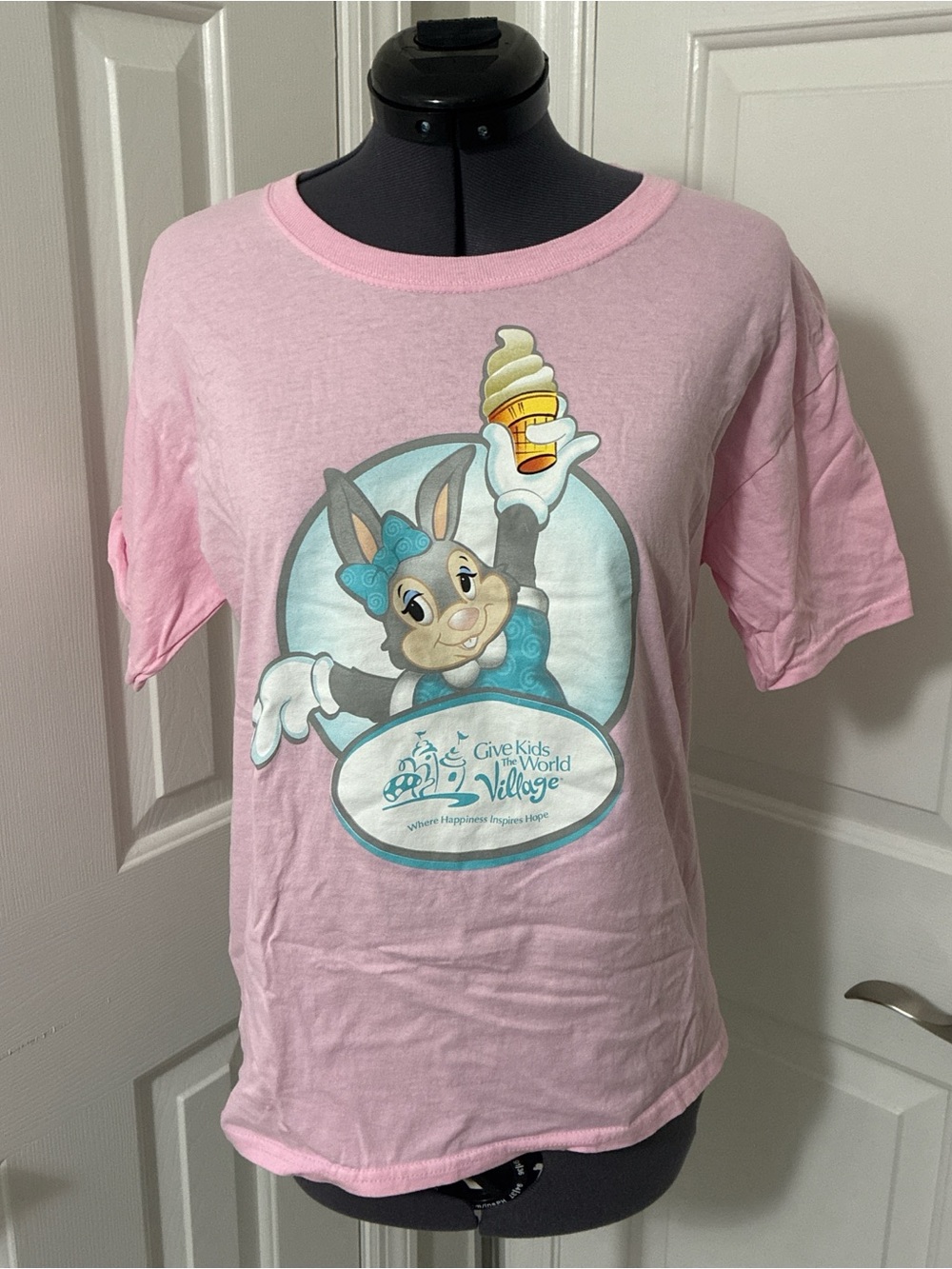 Give Kids the World Village Ms. Merry bunny ice cream tee